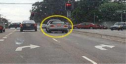 category general-knowledge - You are turning right from one of two right turn only lanes. How should you use your indicators?