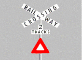 When approaching a railway level crossing displaying this sign, you must: - When approaching a railway level crossing displaying this sign, you must: