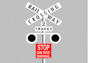 category intersections - Even if the signal at a railway level crossing does not indicate that a train is coming, you should: