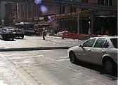 category intersections - You are at a busy intersection with slow moving traffic and want to go straight ahead. When the traffic lights change to green you should make sure that: