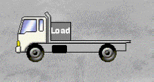 category load-restraint - The load on the vehicle shown in the diagram is resting against the headboard. This method of load restraint is known as