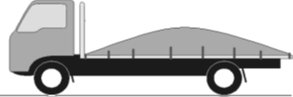category load-restraint - Sheets and tarpaulins are not strong enough to hold down bulk loads unless the load is: