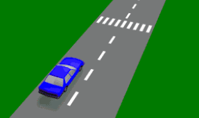 category pedestrians - When approaching a marked pedestrian crossing and no pedestrians are in sight, you should: