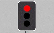 category pedestrians - At a pedestrian crossing with traffic lights, when the amber light starts 'flashing' after the red stop signal, it means: