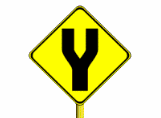 category traffic-signs - You should expect this sign, when: