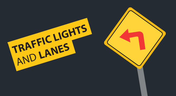 traffic lights lanes